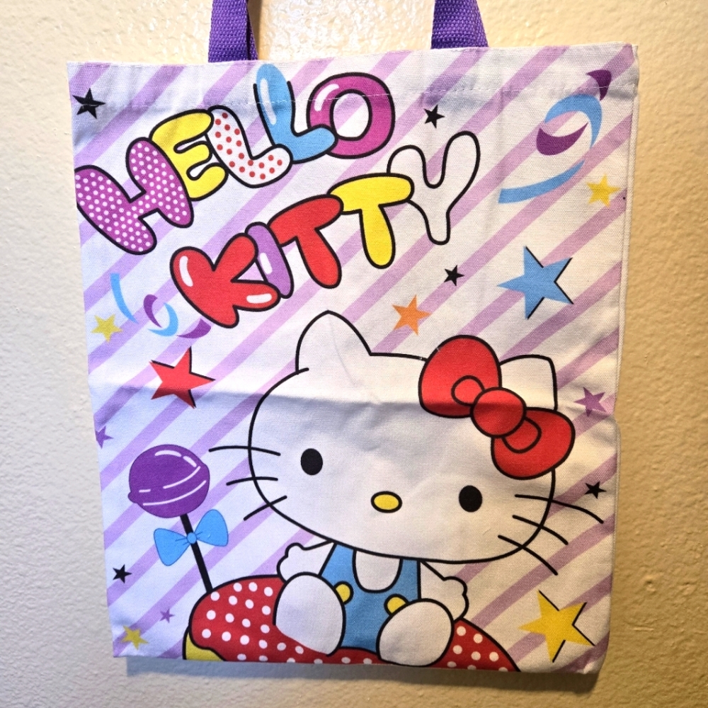Hello Kitty Canvas Tote Bag